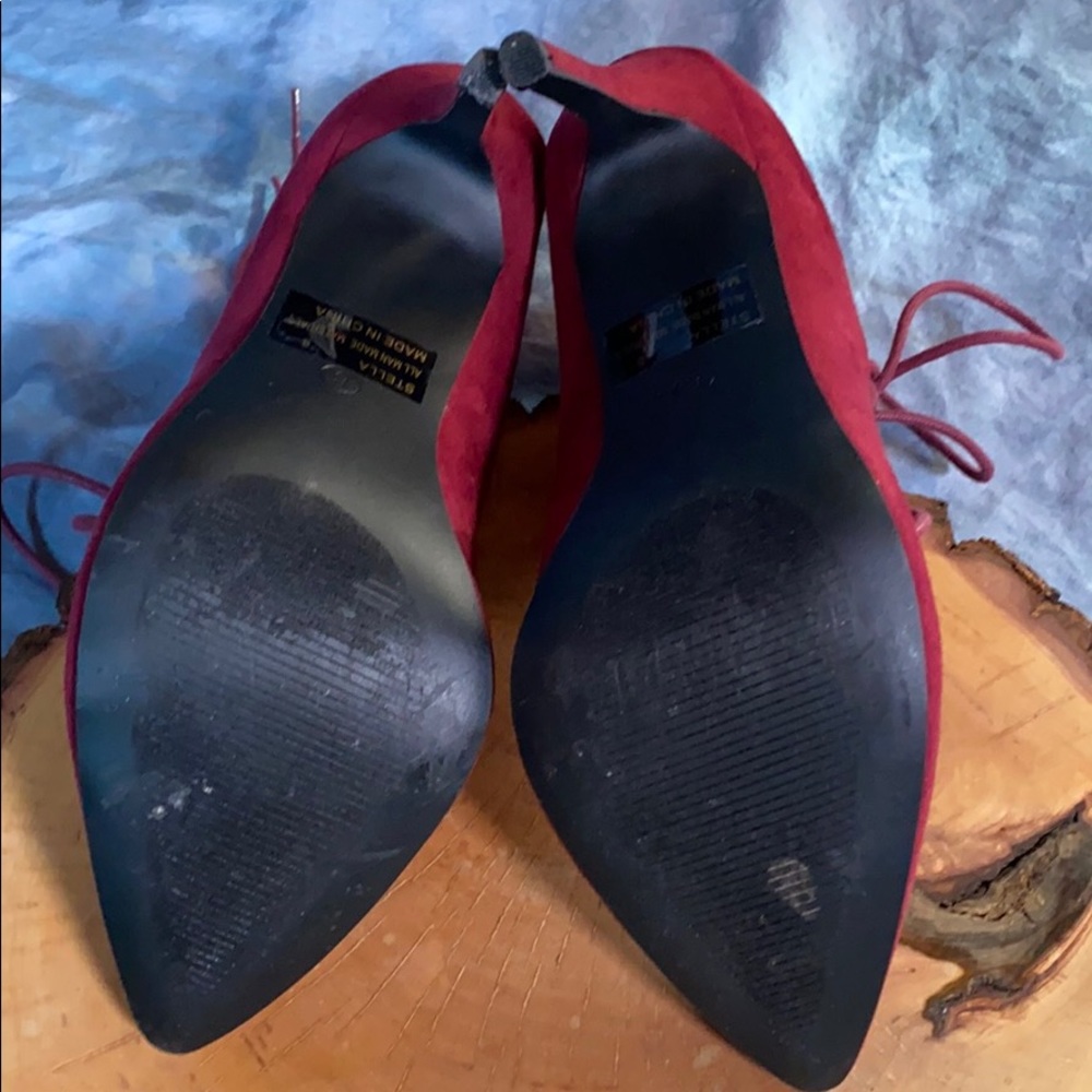 π₯³ Host Pick π₯³ - Charlotte Russe Stella Zip Back Heels Women size 8 - Picture 14 of 16